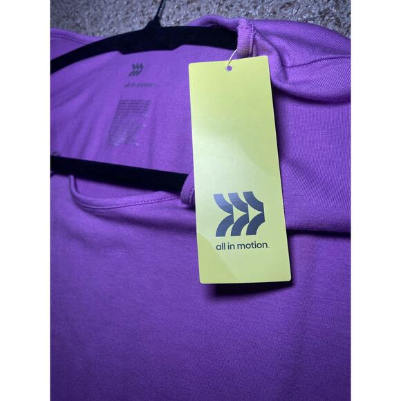 All In Motion - Purple Workout Top - Size Large - NWT - Picture 8 of 13
